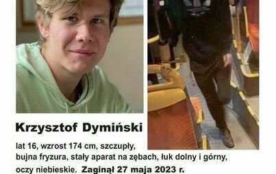 Zdjęcie do Krzysztof Dymiński: Wyszedł z domu w maju, rodzice proszą o pomoc w poszukiwaniu syna
