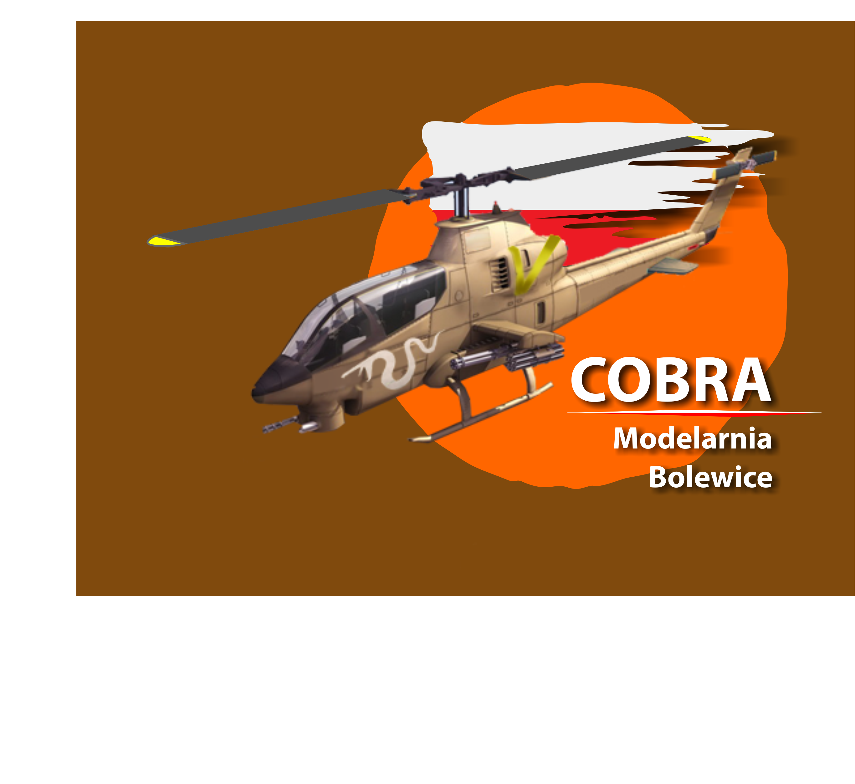 Na zdjęciu przedstawione jest logo modelarni COBRA w Bolewicach 