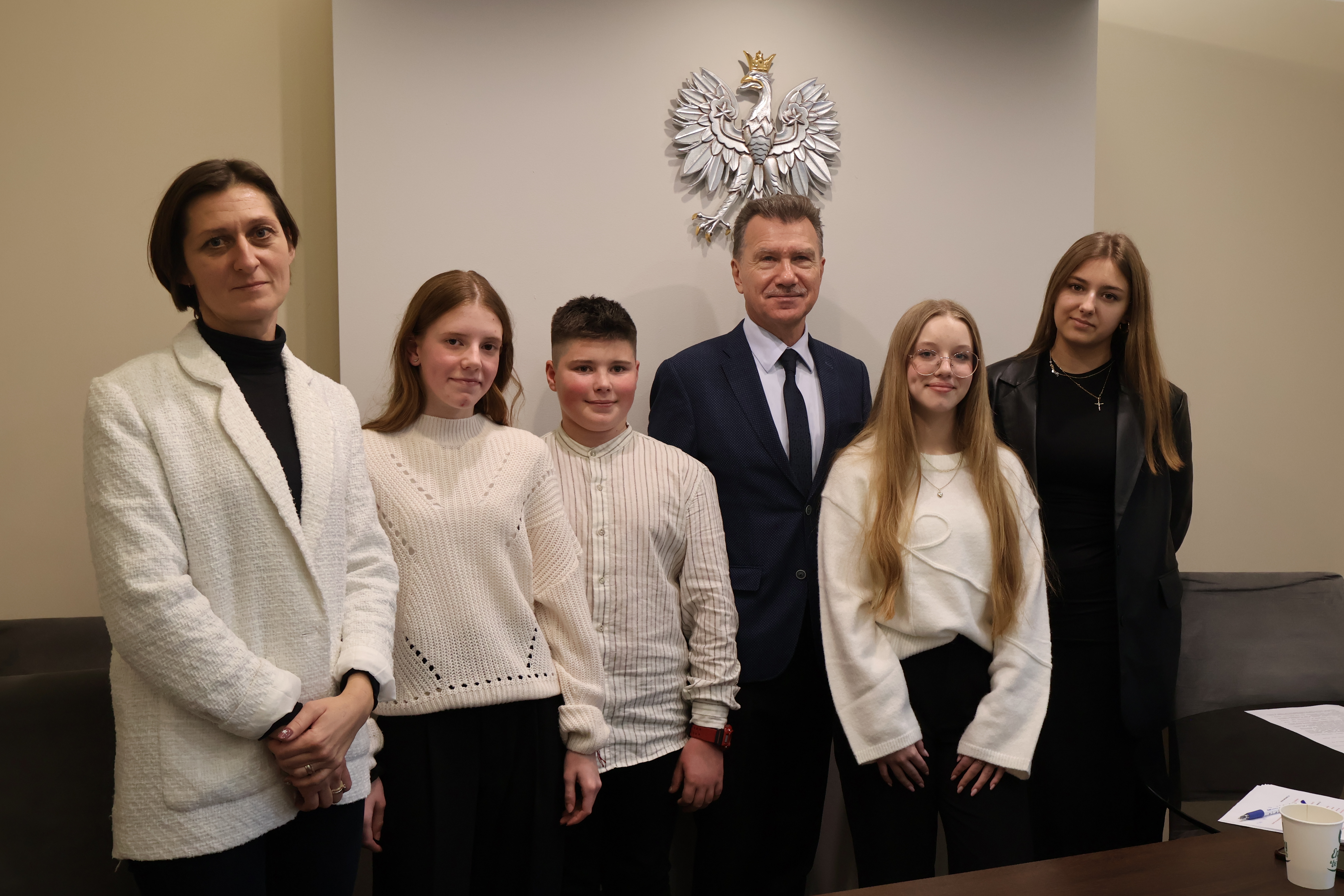 Opiekun Młodzieżowej Rady Anna Plewa, Przewodniczącą Weronika Walczak, Wiceprzewodniczącą - Nicola Ratajczak a&nbsp;Sekretarzem &ndash; Wojciech Kozłowski.W&oacute;jt Gminy Miedzichowo Stanisław Piechota