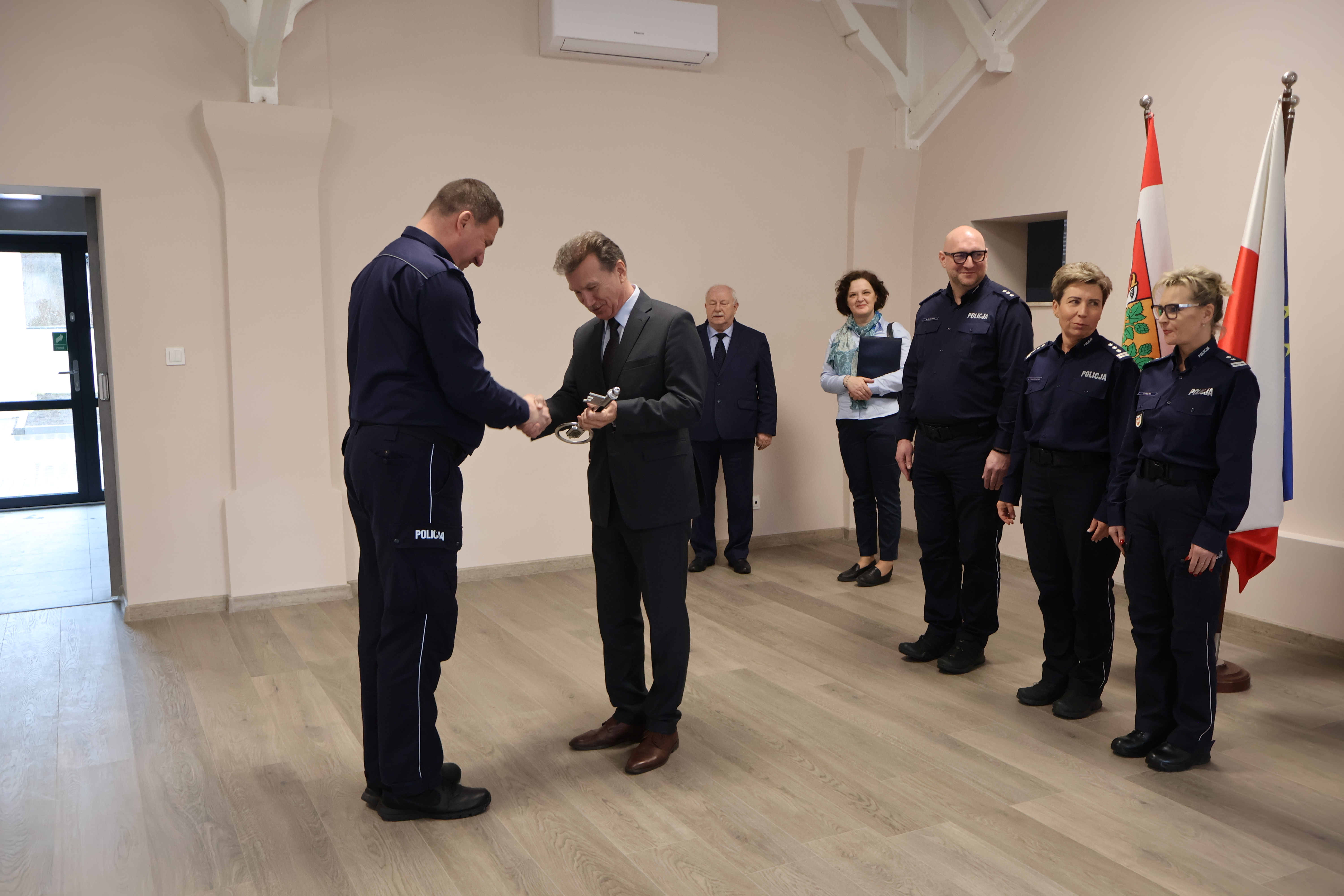 Symboliczne przekaznie klucza do postarunku
