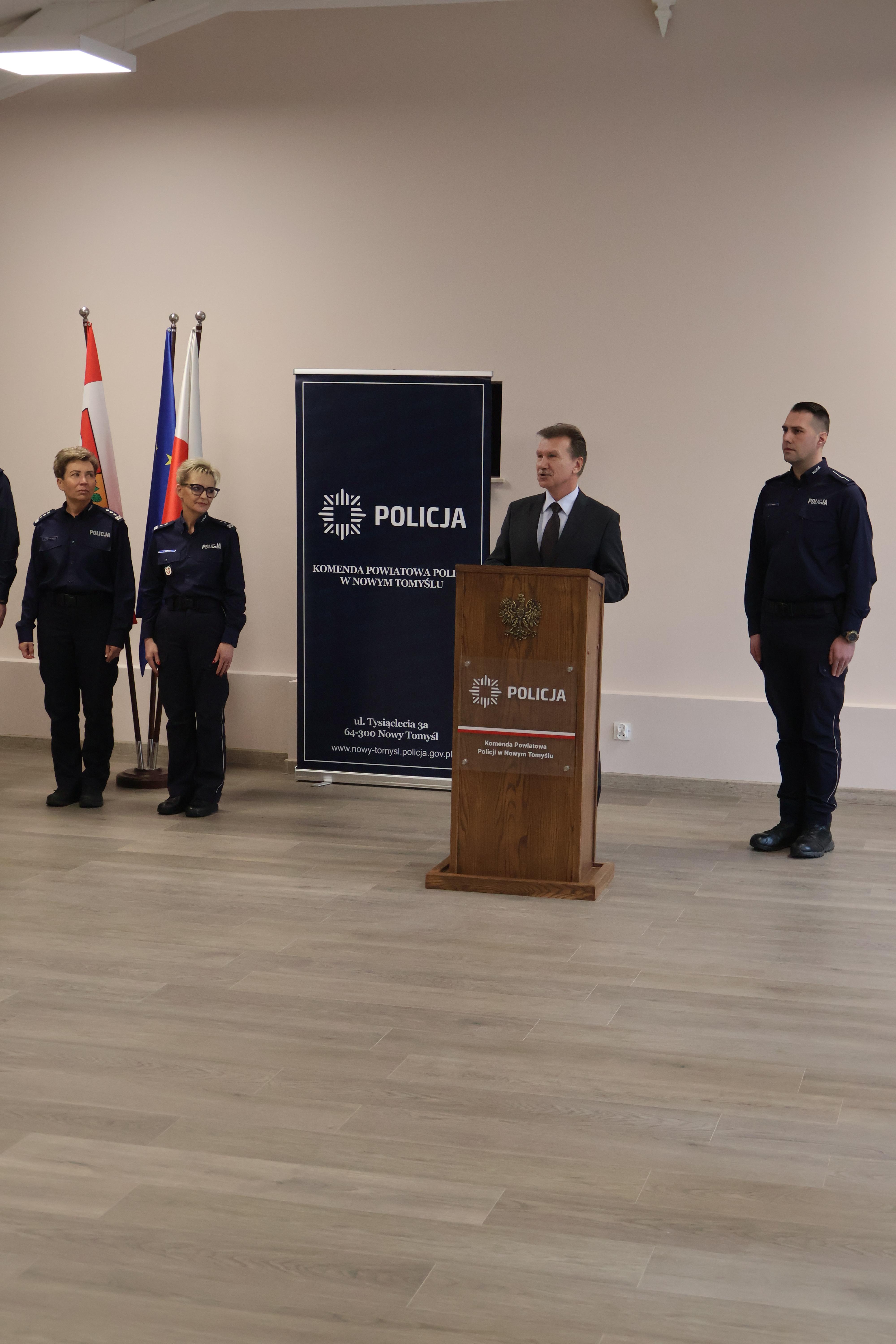 Przem&oacute;wienie w&oacute;jt gminy Miedzichowo Stanisław Piechota.