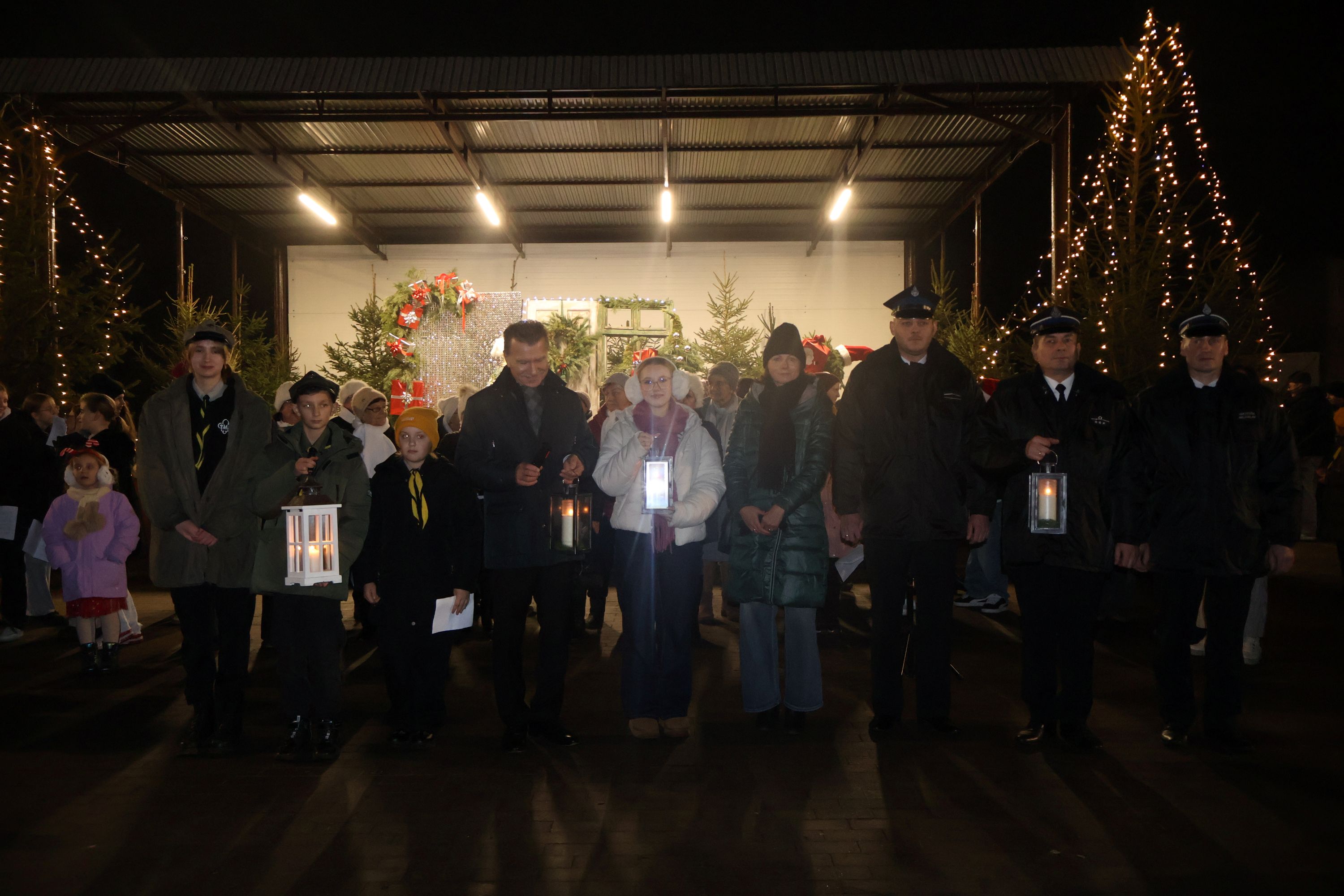 Przekazanie Betlejemskiego Światełka Pokoju.