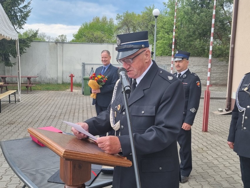 Odczytanie listu przygotowanego przez Prezesa OSP Miedzichowo, związku z nieobecności Prezesa list odczytał Sołtys Sołectwa Miedzichowo Pan Henryk Wajman.