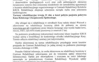 Zdjęcie do Bezpłatne turnusy rehabilitacyjne dla dzieci rolnik&oacute;w ubezpieczonych w KRUS