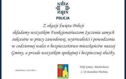 Zdjęcie do Życzenia z okazji Święta Policji