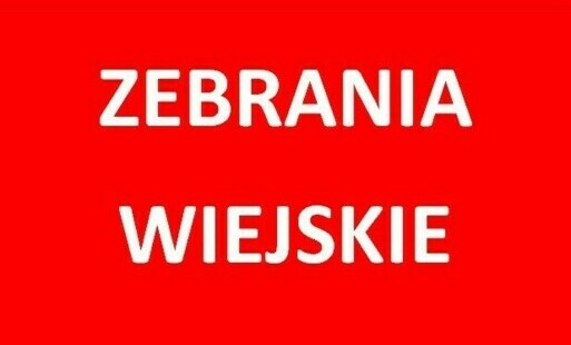 Zdjęcie do ZEBRANIE WIEJSKIE W SZKLARCE TRZCIELSKIEJ