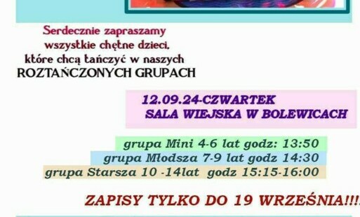 Zdjęcie do Zapraszamy wszystkie dzieci na zajęcia!