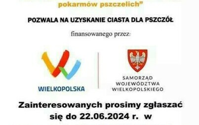 Zdjęcie do Program poprawy warunk&oacute;w fitosanitarnych rodzin pszczelich poprzez wsparcie zakupu pokarm&oacute;w pszczelich