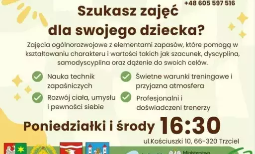 Zdjęcie do Nab&oacute;r na zajęcia rozwojowe z elementami zapas&oacute;w