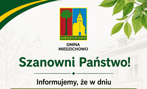 Zdjęcie do Urząd Gminy w dniu 17.08.2026 r. będzie nieczynny!