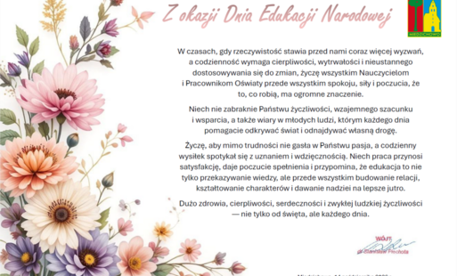 Zdjęcie do Życzenia z okazji Dnia Edukacji Narodowej